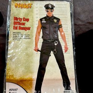 Adult large Halloween police costume